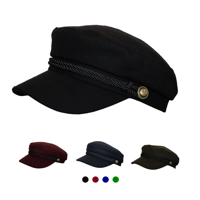 Womens Casual Cap, Captain Cap, Womens Casual Style, Blend Baker Peaked Cap Newsboy Hat