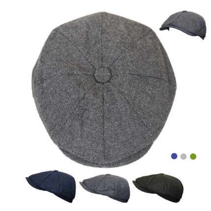 Flat Cap, Baker Boy, Newsboy, 8 Panel, Gatsby, Herringbone Newsboy Caps for Men Women