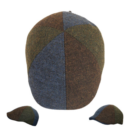 Wool 6-Panel Barney Duckbill Cap Cap Premium Olive British Wax 6-Panel Bernard Duckbill Waterpoof Flat Cap Unisex