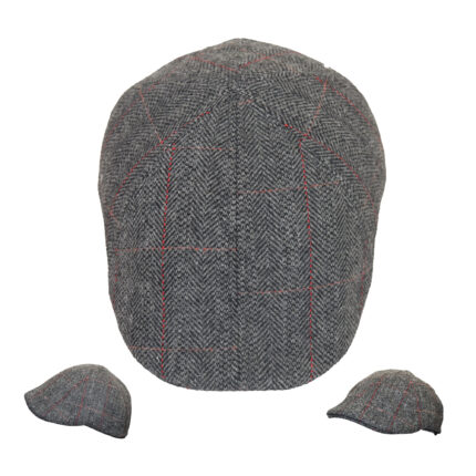Wool 6-Panel Barney Duckbill Cap Premium Olive British Wax 6-Panel Bernard Duckbill Waterpoof Flat Cap Unisex