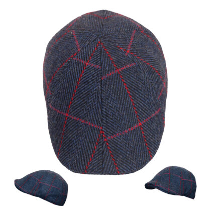Wool 6-Panel Barney Duckbill Hat Wool 6-Panel Barney Duckbill Navy Cap Premium Olive British Wax 6-Panel Bernard Duckbill Waterpoof Flat Cap Unisex