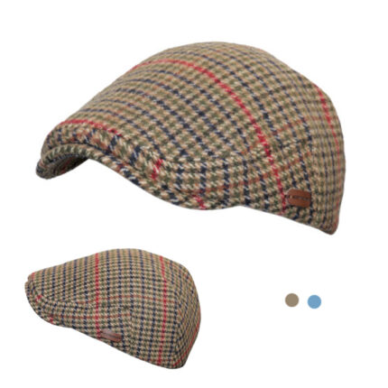 Mens Tweed Flat Cap Driving Hat Newsboy Cap - Adjustable Wool Fashion Newsboy Irish  Hat, Spring Autumn Winter