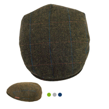 Wool Polyester Adjustable Cotton Premium Lining Designed with a smooth Satin Lining Flat Hat