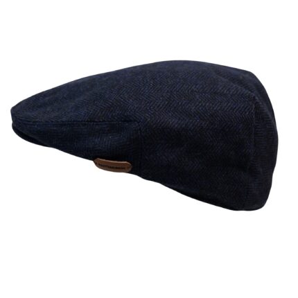 Wool Polyester Adjustable Cotton Premium Lining Herringbone  Designed with a smooth Satin Lining Flat Hat (Copy)