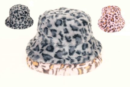 Winter Bucket Hat Winter Hat, Unisex Warm Fleece Lined Bucket, Women Faux winter hat