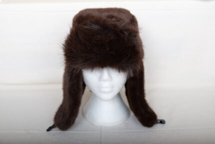 Russain Winter Half  Far Hat Winter Hat, Unisex Warm Fleece Lined Bucket, Unisex Faux winter hat