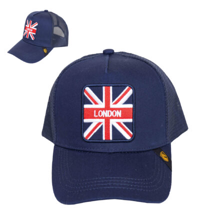 Small England Flag London- Union Jack London England Baseball Cap for Men Women, Embroidered UK Flag, Adjustable Breatheable Dad Hat