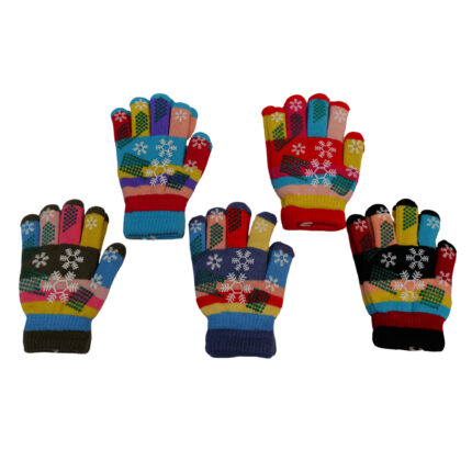 Kid's Comfort Wind and  Water Proof Winter Gloves - Kid's Soft, Warm Leather, Daily Running , Playing ,  Daily work, Cycling Gloves