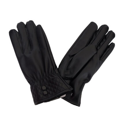 Women's Winter Gloves -Leather Style, Soft, Warm Thermal, Water Proof Winter Warm Thick Fluffy inside Gloves - Daily Driving, Running, Cycling Gloves