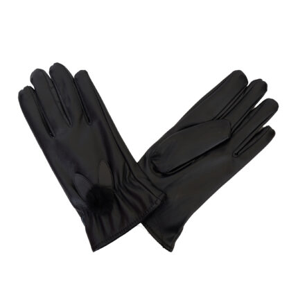 Winter Gloves -Leather Style, Soft, Warm Thermal, Water Proof Winter Warm Thick Fluffy inside Gloves - Daily Driving, Running, Cycling Gloves