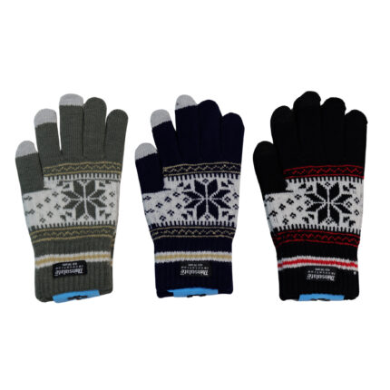 Art Design Unisex's Winter Gloves - Fleece Lined, Soft, Warm Thermal, Winter Warm Thick Fluffy inside Gloves - Daily Driving, Running, Cycling Gloves