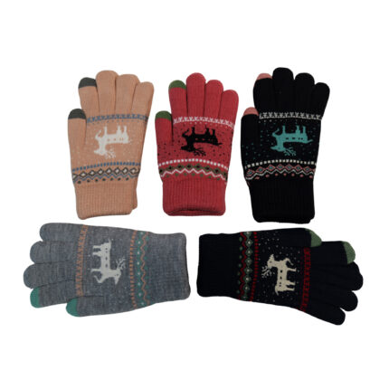 Cartoon Design Unisex's Winter Gloves - Men's Women Fleece Lined, Soft, Warm Thermal, Winter Warm Thick Fluffy inside Gloves - Daily Driving, Running, Cycling Gloves