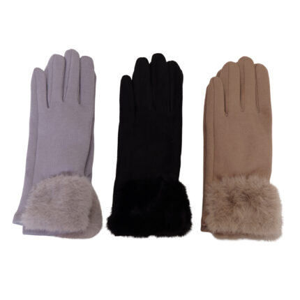 Women Winter Gloves - 3  Color Touch Screen , Soft, Warm Thermal, Water Proof  Top Winter Warm Thick Fluffy inside Gloves - Daily Driving, Running, Cycling Gloves