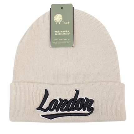 Men's London Text Fold Long  Winter Cap Unisex Beanie Skull Cap Baggy Hip-Hop Winter Hat, Winter Warm Cap for everyone