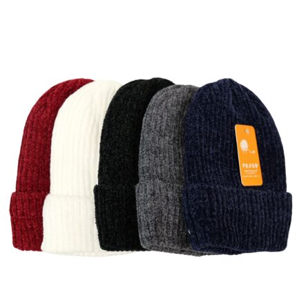 Plain Slick winter Cap Unisex Beanie Skull Cap Long Baggy Hip-Hop Winter Hat