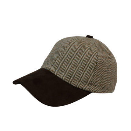 Scottish Men's 100% Wool Herringbone Uniex Baseball Classic Caps, Men Women Adjustable Baseball Caps Adjustable Sport Unisex Breathable Mountain Sun Hat