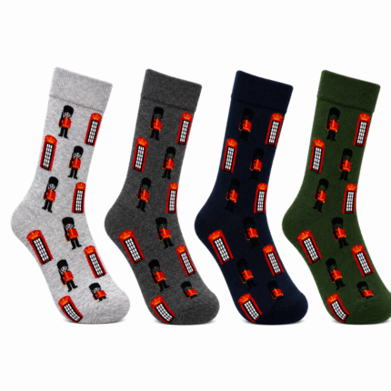 Kids London Guard & Telephone Box Socks